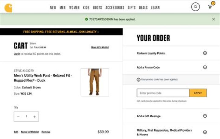 40% Off - Carhartt Promo Code