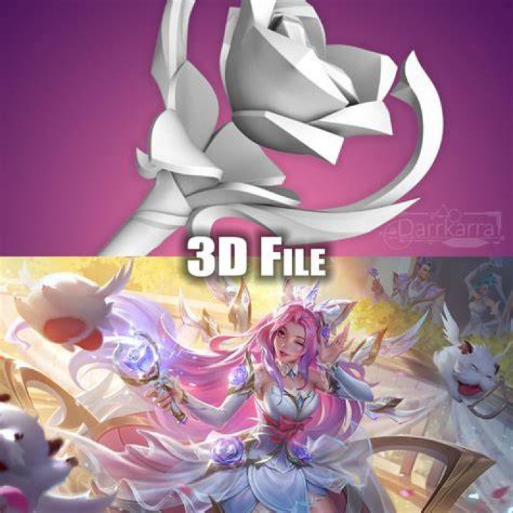 Artist creates custom Crystal Rose Seraphine 3D model