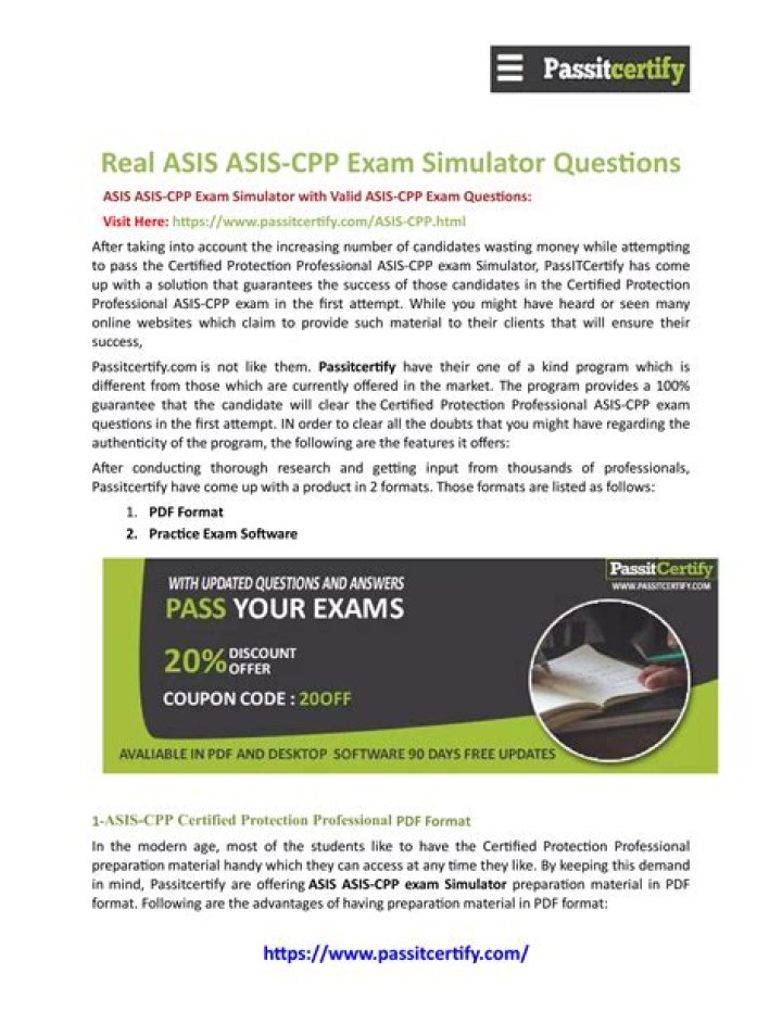 ASIS-CPP Practice Test - The Easy And Quick Way To Pass Exam