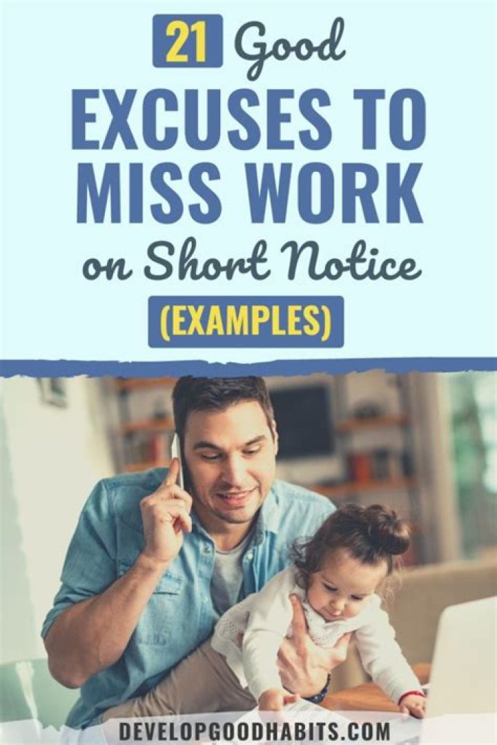 Best, worst excuses for missing work