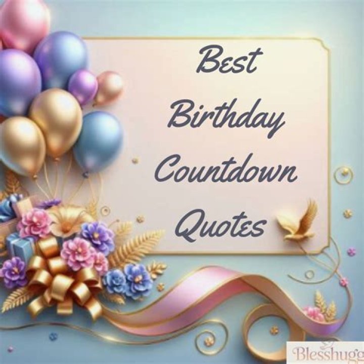 Birthday Countdown Quotes: Celebrate Every Moment