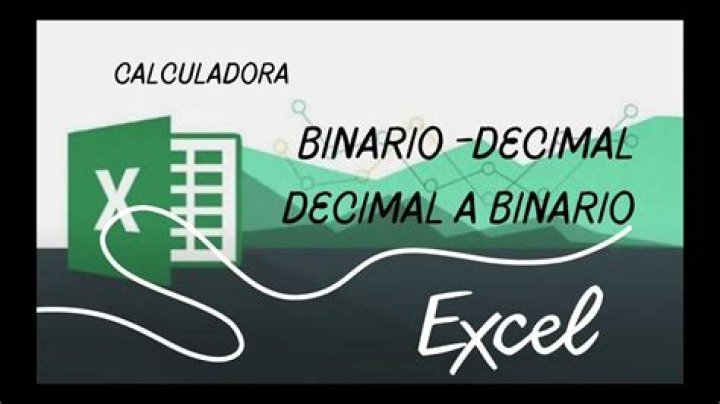 Calculadora binario opciones de excel