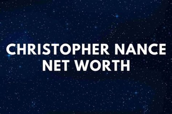 Christopher Nance Net Worth | Wife