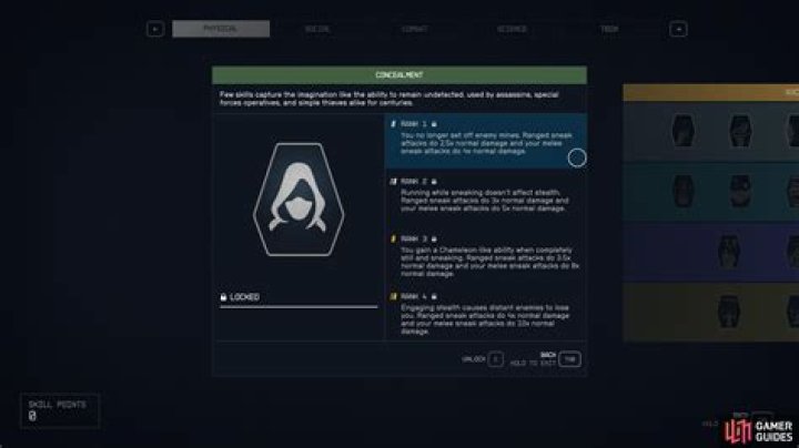 Concealment In Starfield: A Comprehensive Guide