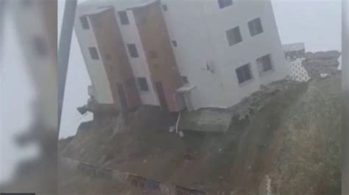 edificio colapsa tras deslizamiento – NBC 7 San Diego