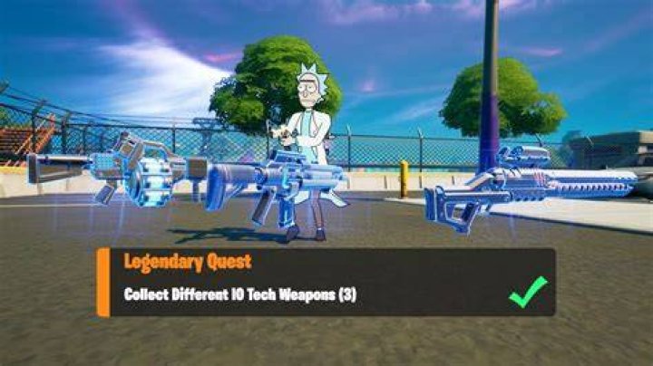 Fortnite Legendary Quest - Collect Different IO Tech Weapons