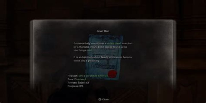 How To Complete The Jewel Thief Request