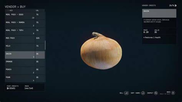 How to get Onions in Starfield