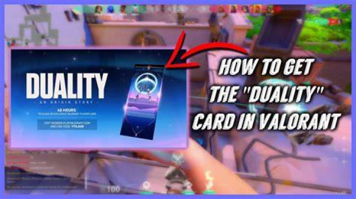 How to get the Duality VALORANT Player Card