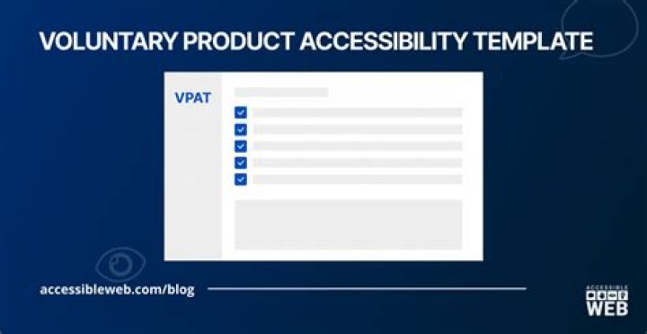 How To Write A Voluntary Product Accessibility Template (VPAT)