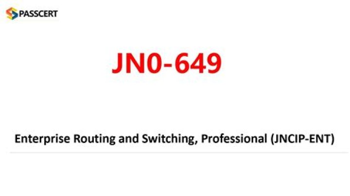 JNCIP-ENT Certification JN0-649 Study Guide