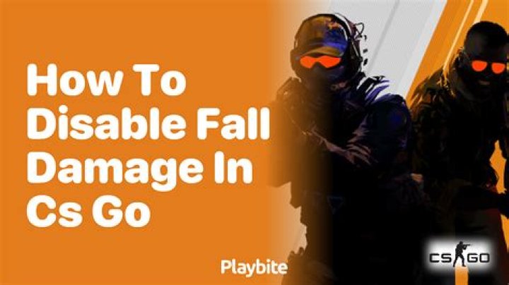 Jump bug prevents fall damage in CS:GO