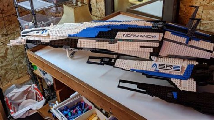 Mass Effect Fan Creates Incredibly Impressive LEGO Normandy Model
