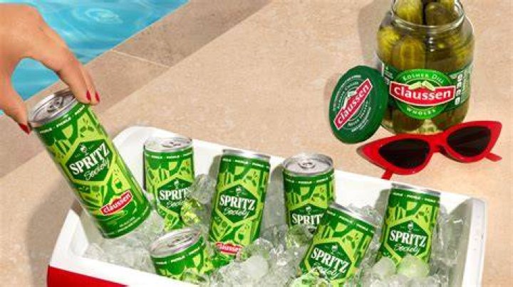 Pickle flavored sparkling wine cocktail unveiled