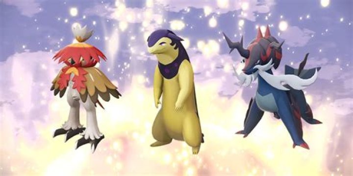 Pokemon Legends Arceus Starters New Hisuian Final Evolution Types