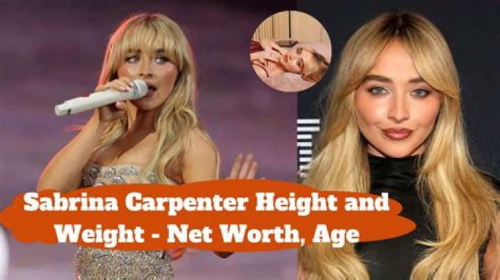 Sabrina Carpenter Weight And Height: A Comprehensive Insight