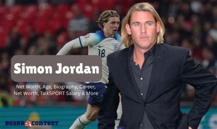 Simon Jordan net worth 2022