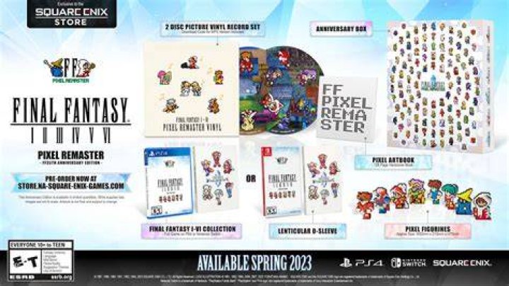 Square Enix Reports Final Fantasy Pixel Remaster for Switch and PS4