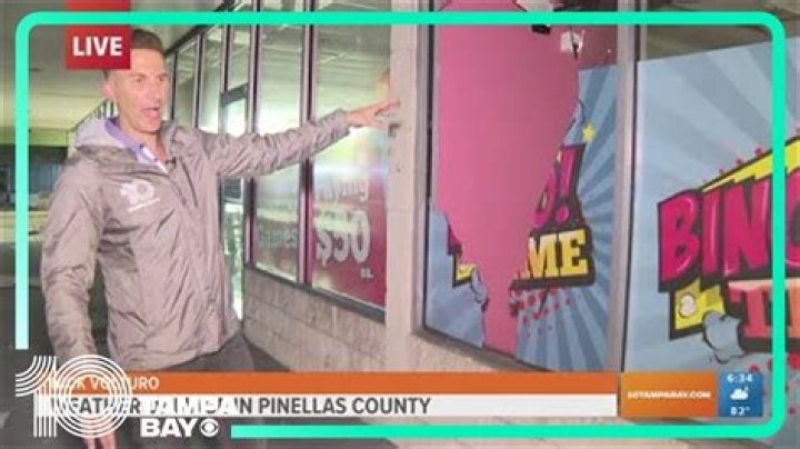 Storm leaves heavy damage in Pinellas County