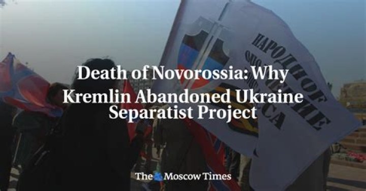Why Kremlin Abandoned Ukraine Separatist Project