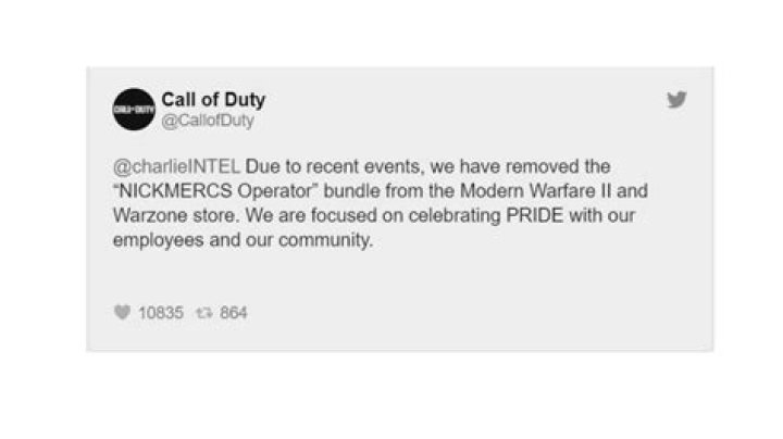 Why was Nickmercs’ operator removed from COD?