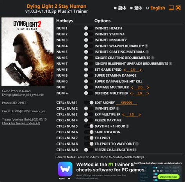 Z4X№ dying light 2 hack [trainer PC] download